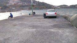 大引漁港、アジのませで68cmのマゴチ