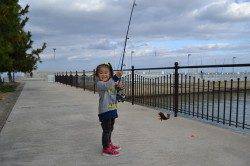 炬口漁港でファミリーフィッシング☆