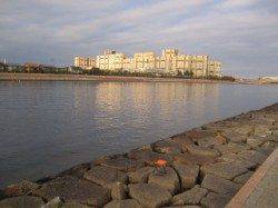 北側石畳でチヌ狙いのフカセ、アジとイワシで釣り辛く・・・