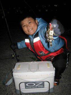 ダウンショットでタケノコメバルがヒット