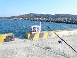 佐野 気温1度の中での投げ釣りでキス狙い☆