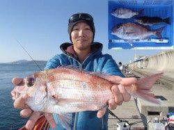 平磯海釣り公園　投げ釣りでアダイ＆アイナメの美味しい釣果