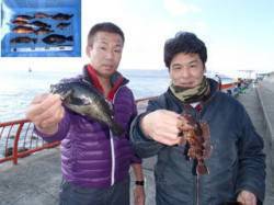 平磯海釣り公園　ウキ釣りでガシラ中心にメバ…