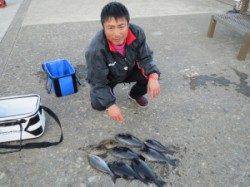 串本の磯　フカセでグレの釣果