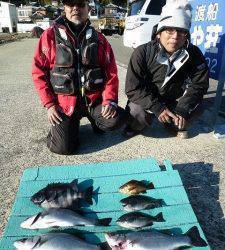 神谷沖一文字　フカセ釣りでヒラスズキ・サンバソウなどの釣果