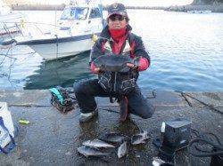 沖のカンゴメ&シオフキでのフカセグレ釣果