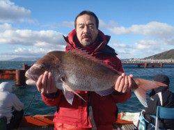 【年末マダイ釣果】須磨海づり公園でウキ流し釣り