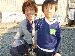 湯浅の磯でヤエン　1.3kgのグッドサイズ