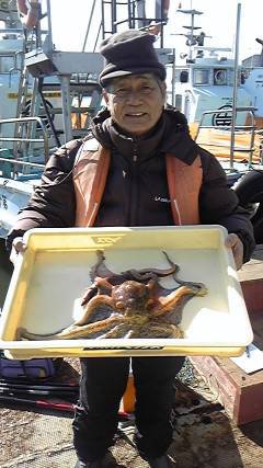 沖一文字・沖一文字北で1kgのタコＧＥＴ！…