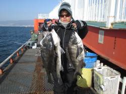 尼崎市魚つり公園　初釣りはハネ＆チヌで開園…