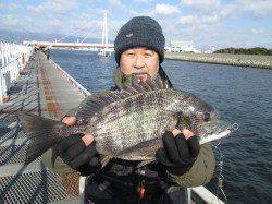 尼崎市魚つり公園 ウキ釣りでハネ・セイゴ・チヌ