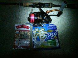 レギュラーサイズ１匹、厳しい状況の南港アジング