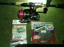 南港でアジング、アタリありましたが雨で撤退