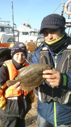 岸和田一文字　今日も投げ釣りでカレイの釣果あり