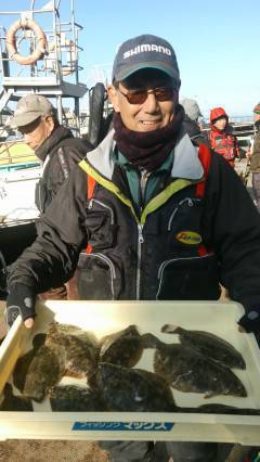 岸和田一文字旧の3番でカレイを投げ釣りで