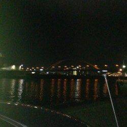 岸和田港でメバリング、ボトムでセイゴがかかりました