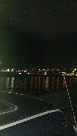 岸和田港でメバリング、ボトムでセイゴがかかりました