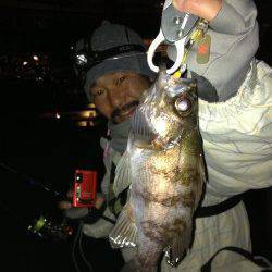 どこへ行くも爆風で３カ所目でなんとかメバルゲット！