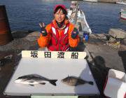 黒島の磯でチヌ44㎝&ウマヅラハギ…