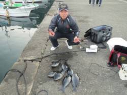 串本の磯　フカセでグレの釣果