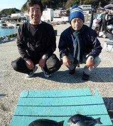 神谷沖一文字内向きでカゴ釣り　グレ30cm