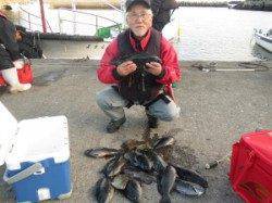 串本の磯フカセのグレが好調です！