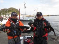 串本東部、グレは昼から良く釣れてるみたいで…