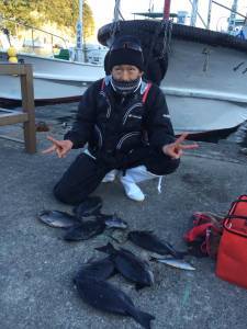 チョボでフカセ釣り　一投目からグレHIT★…