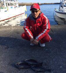 ジンヨモの壁＆赤島の三角　良型グレが釣れています♪