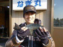 湯浅の磯　フカセでグレ32.5cm