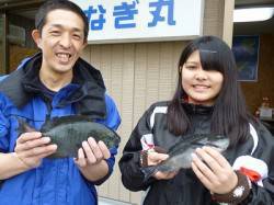 磯釣りガールのグレ釣果♪