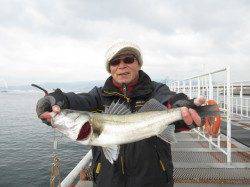 48cmのハネを１匹と35cmのチヌを１匹 in 尼崎市魚つり公園