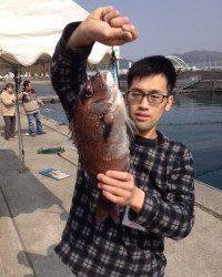 ファミリーで釣り堀、楽しいですよ！