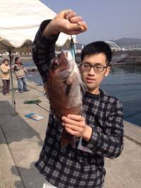 ファミリーで釣り堀、楽しいですよ！