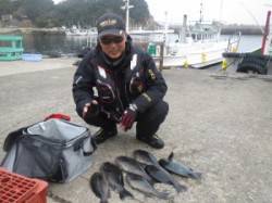 ジンヨモの壁は昼から好調！40cmオーバー…