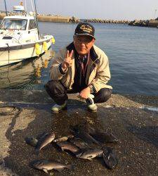 沖のカンゴメ・沖の赤島で腹ボテのグレ釣れました☆