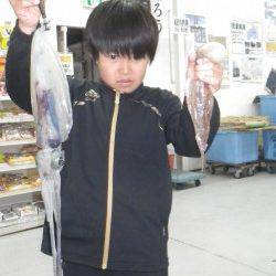 白浜町日置で活アジを使ってウキ釣り　アオリにタコ