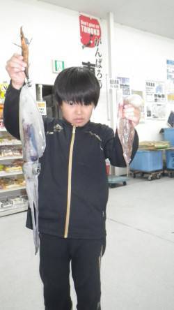 白浜町日置で活アジを使ってウキ釣り　アオリ…