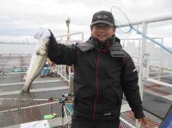 尼崎市立魚つり公園、エビ撒きズボ釣りでハネ…