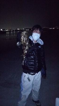 東二見人工島のメバリングで35cmオーバー…