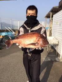 紀州釣りでマダイ62cm ☆ マリーナシテ…