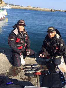 串本の磯　フカセでグレの釣果