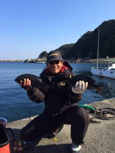 串本の磯　フカセでグレの釣果