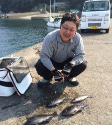 グレの喰い渋め?赤島の壁他のフカセ釣果