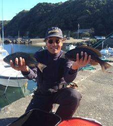 串本の磯　フカセでグレ46.3cmの大型出た