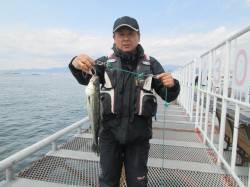 尼崎市魚つり公園　ウキ釣りでハネの釣果