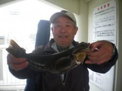 姫路市立遊魚センター、探り釣りで良型アイナ…