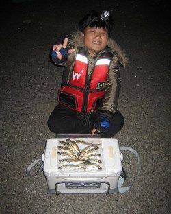 加太漁港アジング、親子で楽しむことできました！