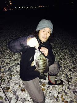 りんくう周辺メバリング、すごい引きの正体は…