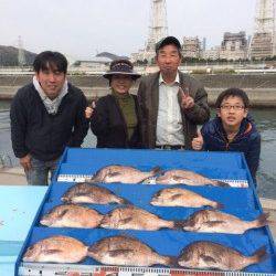 和歌山マリーナシティ海洋釣り堀〜後半頑張ってマダイ11枚